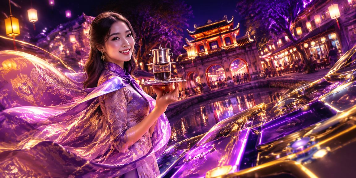 Không gian giải trí casino sang trọng tại Hà Nội với trang phục áo dài truyền thống