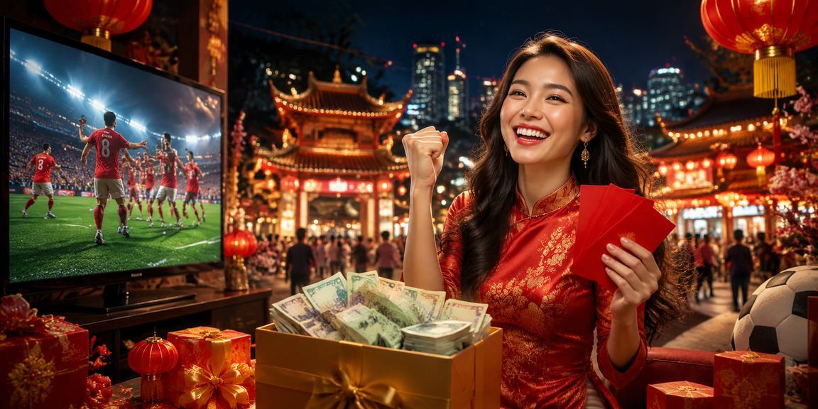 Người dùng tại Hà Nội kiểm tra tỷ lệ kèo trên điện thoại trong không khí lễ hội đèn lồng