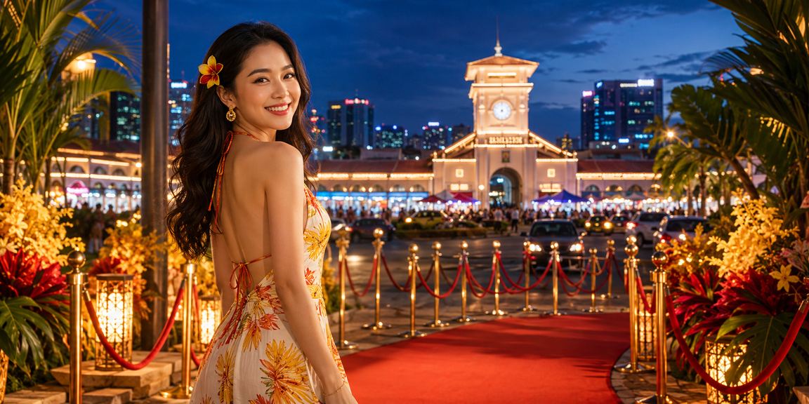 Lễ hội cá cược jackpot sôi động tại Thành phố Hồ Chí Minh về đêm